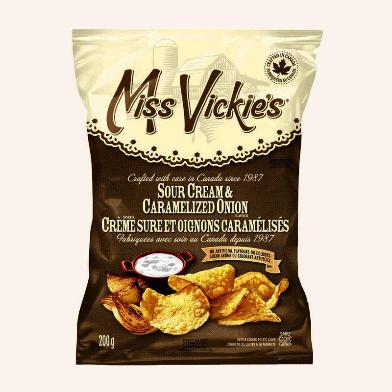 Miss Vickie's Sour Cream & Onion Potato Chips, 200 g