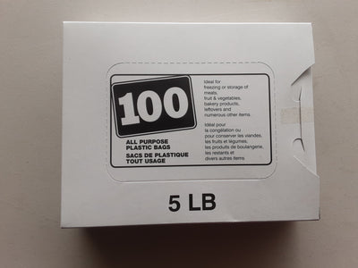 POLY BAGS, 5 LB