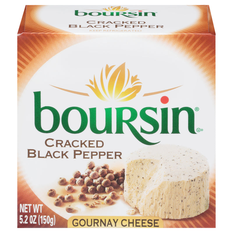 Boursin Cracked Black Pepper, 150g