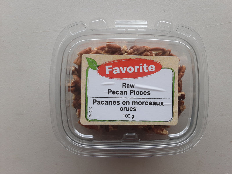 Favorite Raw Pecan Pieces, 100 g