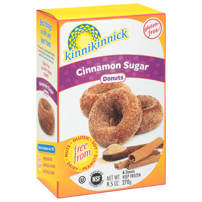 Kinnikinnick Gluten Free Cinnamon Sugar Donuts, 270 g