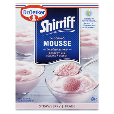 Dr. Oetker Strawberry Instant Mousse Mix, 69 g
