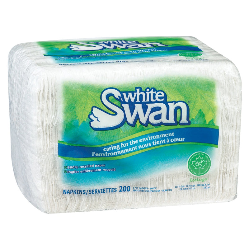 White Swan Napkins, 200 ct