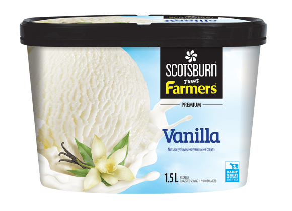 Scotsburn Premium Vanilla Ice Cream, 1.5 L