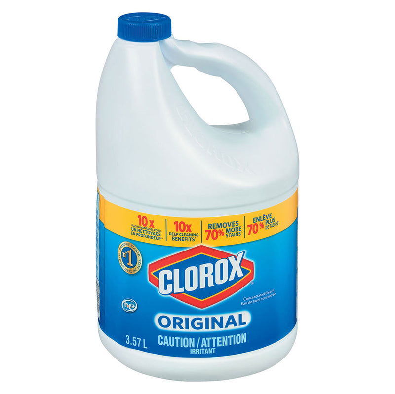 Clorox Original Bleach, 3.57 l