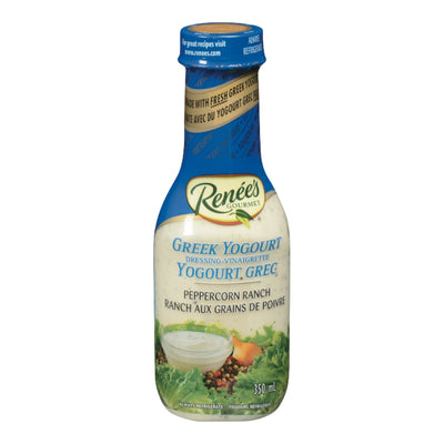 Renée's Greek Yogurt Dressing Peppercorn Ranch, 350 mL