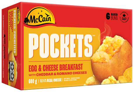 McCain Breakfast Pockets Egg & Cheese, 600 g
