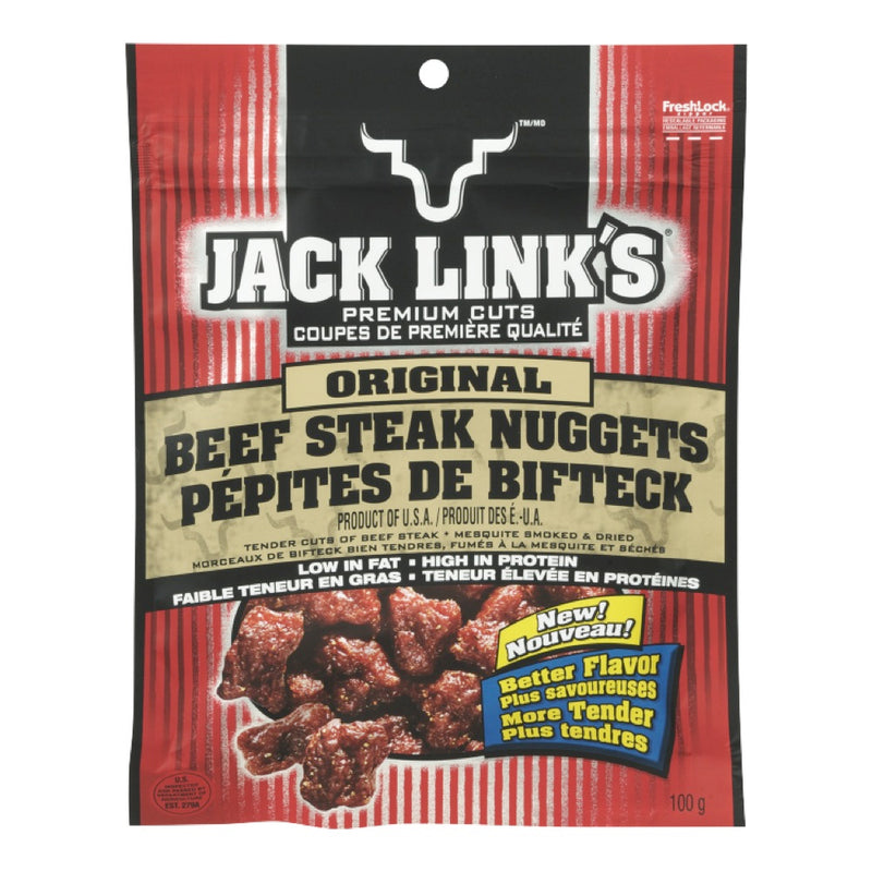 Jack Link's Beef Steak Nuggets, Original, 100 g
