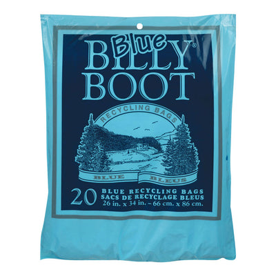 Billy Boot Blue Recycling Bags, 20pk