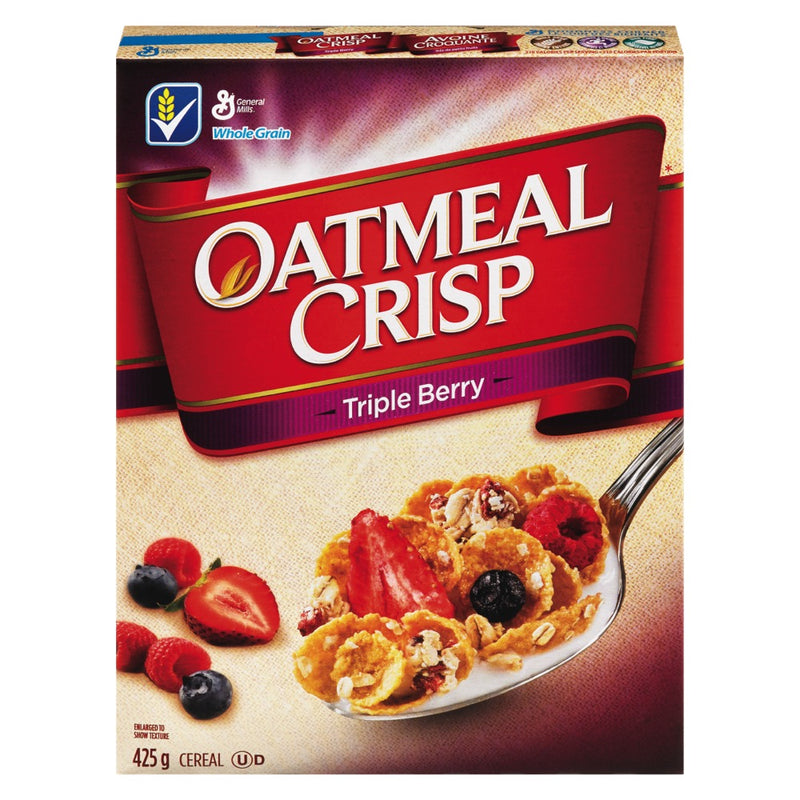Oatmeal Crisp Triple Berry Cereal, 425 g