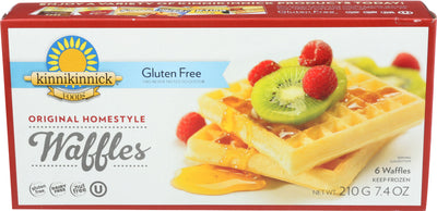 Kinnikinnick Homestyle Original Gluten Free Waffles, 6 ct
