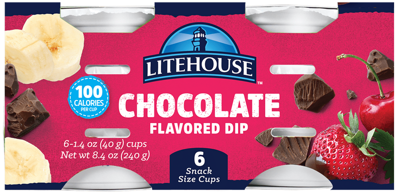 Litehouse Chocolate Flavored Dip, 6 ct, 238 g