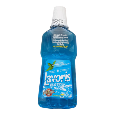 Lavoris Peppermint Mouthwash, 1 l