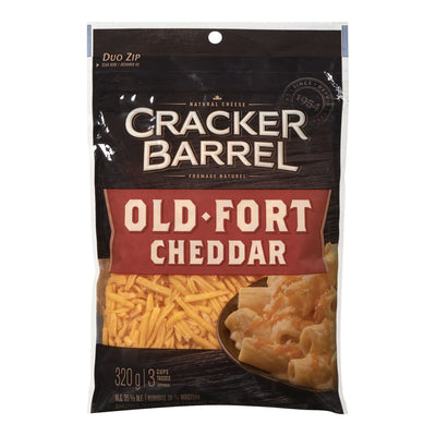 Cracker Barrel Old Cheddar Shredded Cheese, 320g