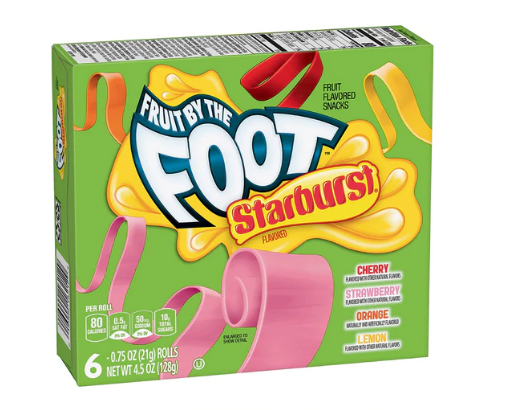 Fruit By The Foot Starburst All Pink, 128 g