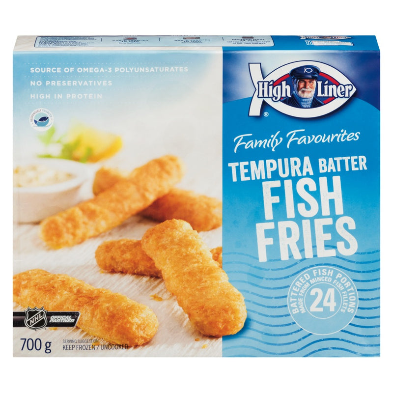 High Liner Family Favourites Tempura Batter Fish Fries, 700 g, 24 ct