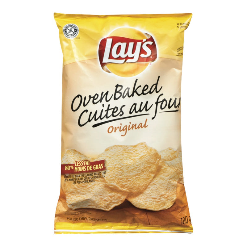 Lay's Oven Baked Original Potato Chips, 180 g