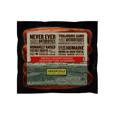 Greenfield Nature Meat Co Smoked Cheddar Sausage, 1 ct