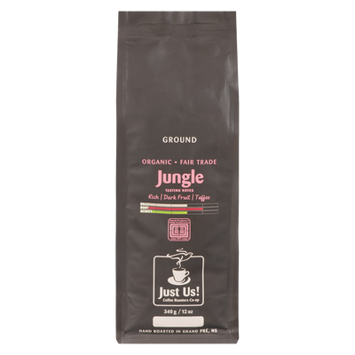 Just Us! Organic Jungle Ground Coffee, 340 g, 340 g
