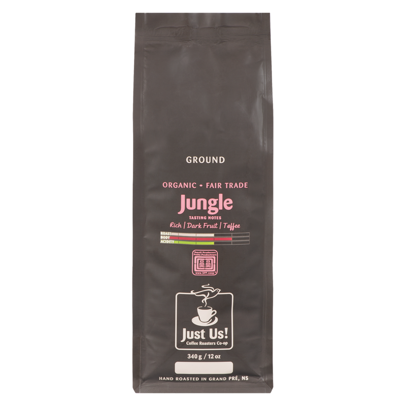 Just Us! Organic Jungle Ground Coffee, 340 g, 340 g