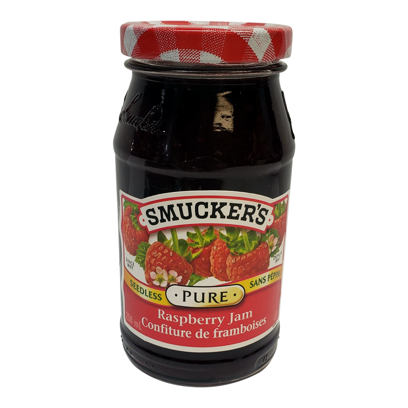 Smucker's Pure Seedless Raspberry Jam, 250 mL