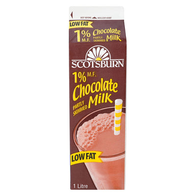 Scotburn Low Fat Chocolate Milk, 1 Liter