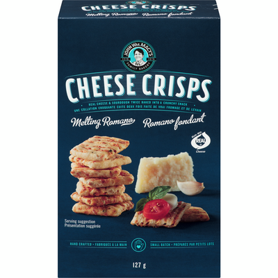 John Wm Macys Melting Romano Cheese Crisps, 127 g