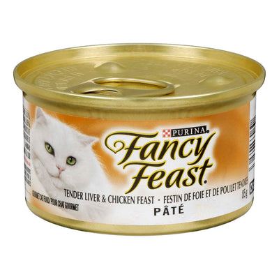 Fancy Feast Tender Liver & Chicken Feast Cat Food, 85 g