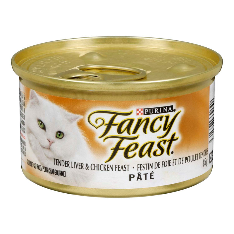 Fancy Feast Tender Liver & Chicken Feast Cat Food, 85 g