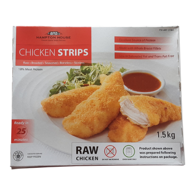 Hampton House Chicken Strips, 1.5 kg