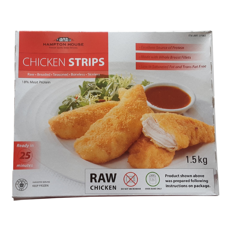 Hampton House Chicken Strips, 1.5 kg