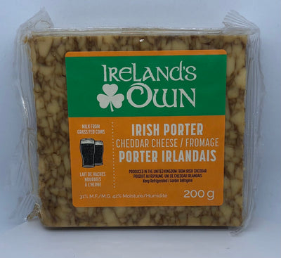 Ireland's Own Irish Porter Cheddar Cheese, 200 g