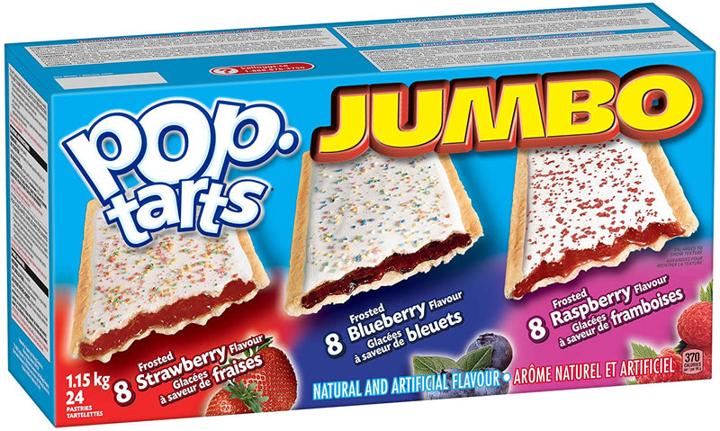 Pop Tarts Jumbo Variety Pastries, 24 ct, 1.15 kg
