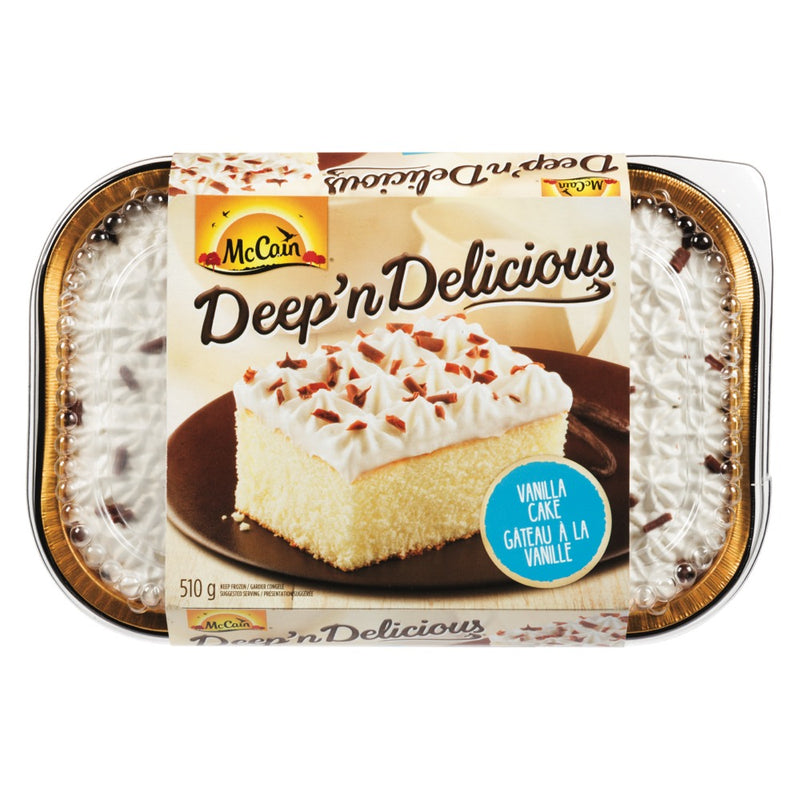 McCain Deep'n Delicious Vanilla Cake, 510 g