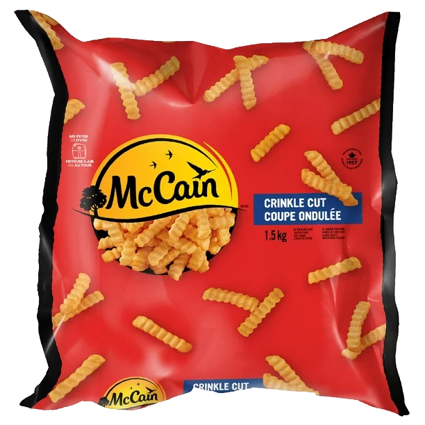 McCain Crinkle Cut Fries, 1.5 kg