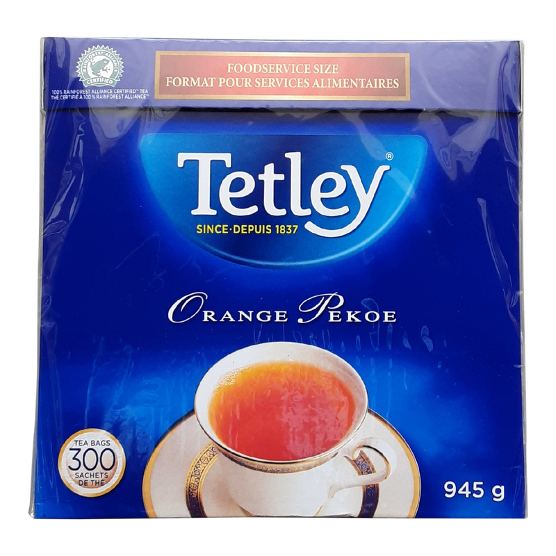 Tetley Orange Pekoe Tea Bags, 945 g  (300ct)