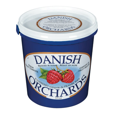 Danish Orchards Reduced In Sugar Raspberry Fresh Fruit Compote, 375 mL