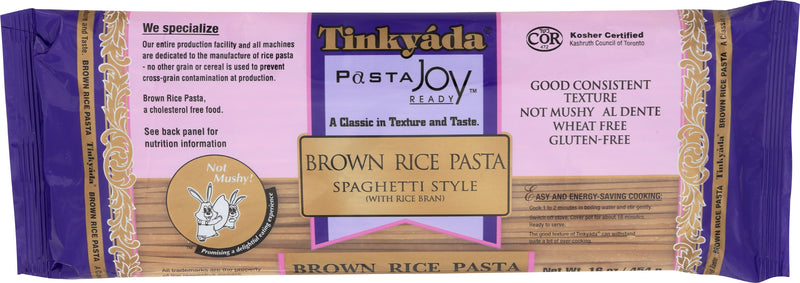 Tinkyada Gluten Free Brown Rice Spaghetti, 454 g