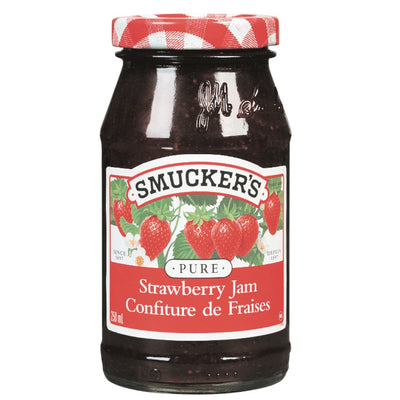 Smucker's Pure Strawberry Jam, 250 mL