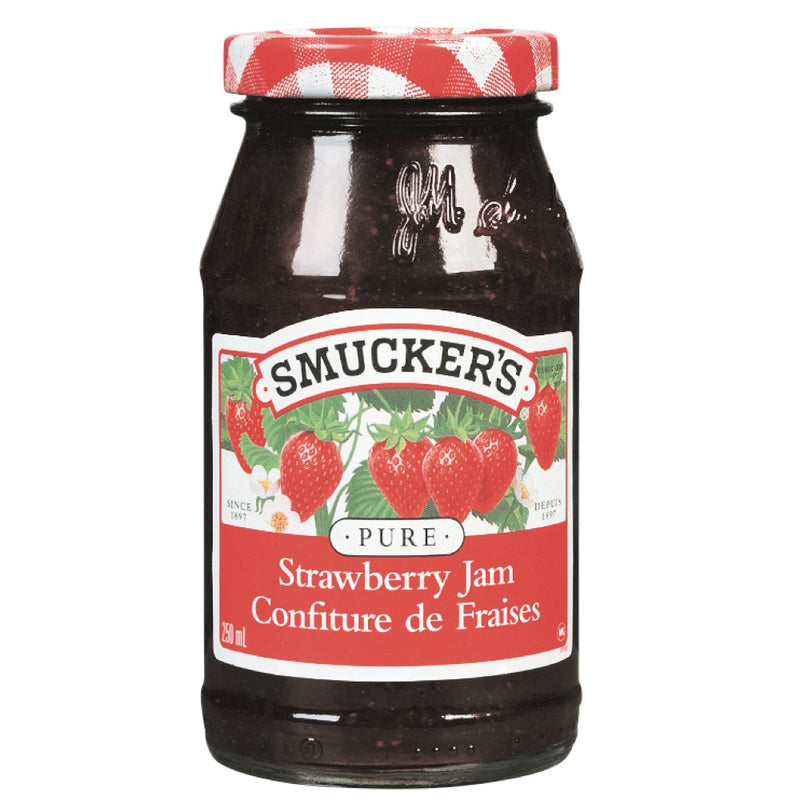 Smucker's Pure Strawberry Jam, 250 mL