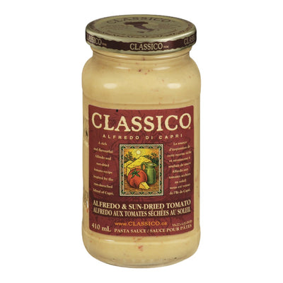 Classico Alfredo & Sun-Dried Tomato Pasta Sauce, 410 mL