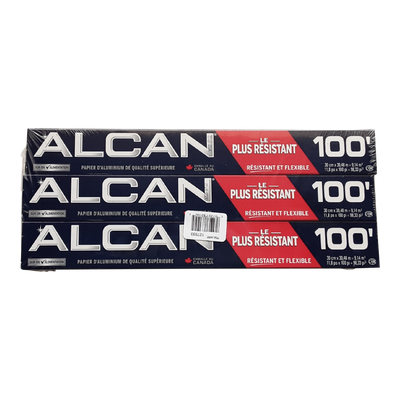 Alcan 100' Aluminium Foil, 3 ct