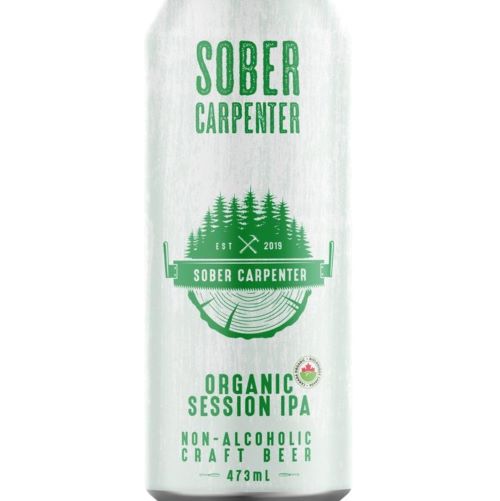 Sober Carpenter Non-Alcoholic Organic IPA, 473 mL
