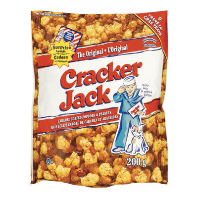 Cracker Jack Caramel Coated Popcorn & Peanuts, 200 g