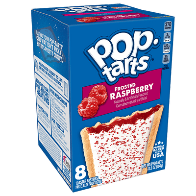 Pop Tarts Frosted Raspberry, 384 g