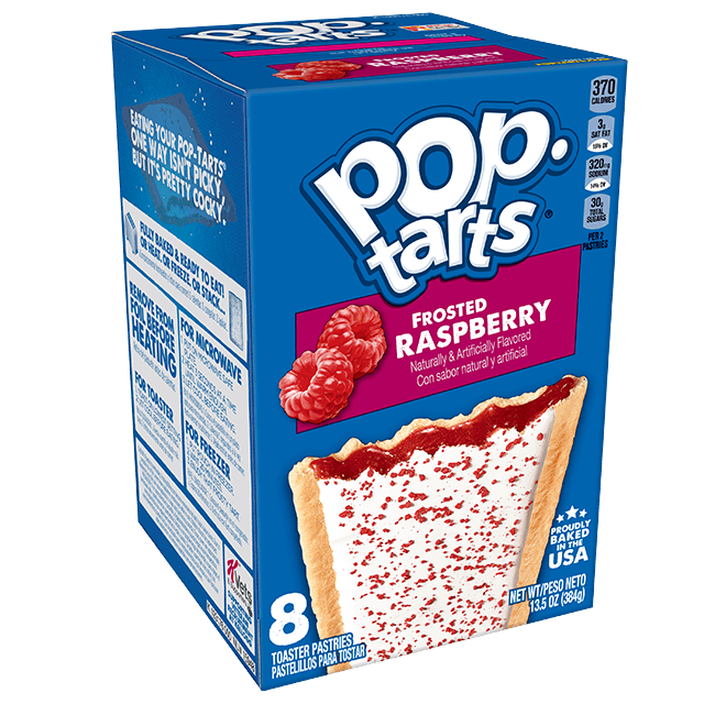 Pop Tarts Frosted Raspberry, 384 g