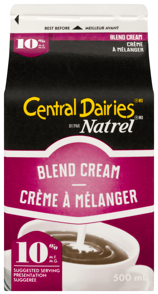 Central Dairies 10% Blend Cream, 500mL