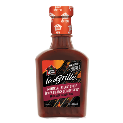 La Grille Montreal Steak Spice Barbecue Sauce, 435 mL