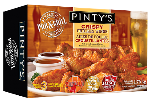 Pinty's Crispy Chicken Wings, 1, 75 kg