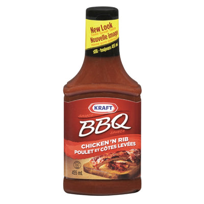 Kraft Chicken N' Rib BBQ Sauce, 455 mL